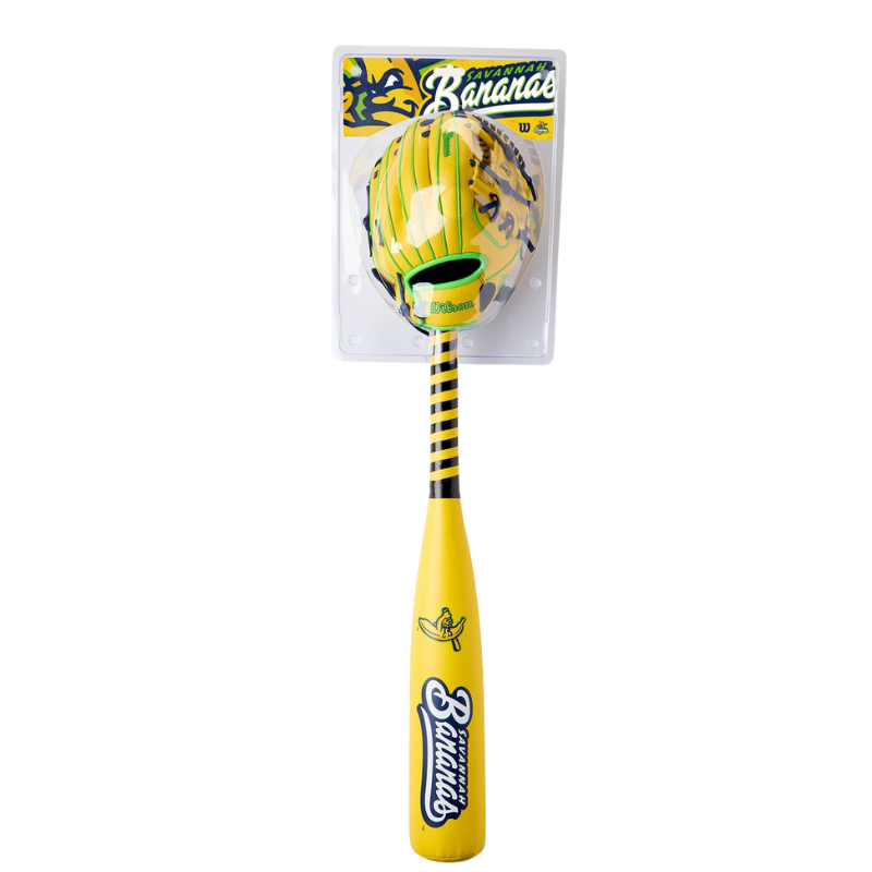 Wilson WBW10410410 Bananas A200 Bat Glove Ball Combo
