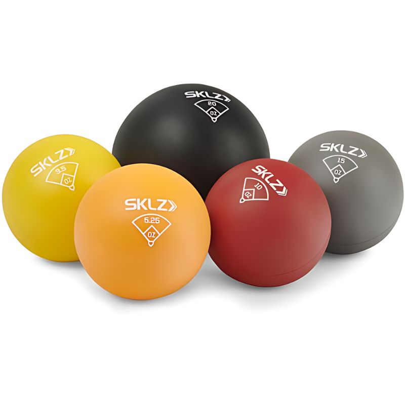 SKLZ Throwing Plyo Balls (11013) | Weighted Baseball Training Set 