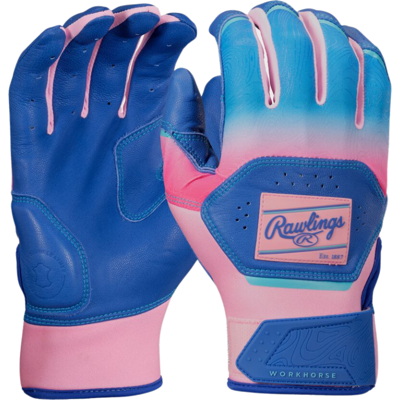 Rawlings WH25YBG Workhorse Funburst Batting Gloves