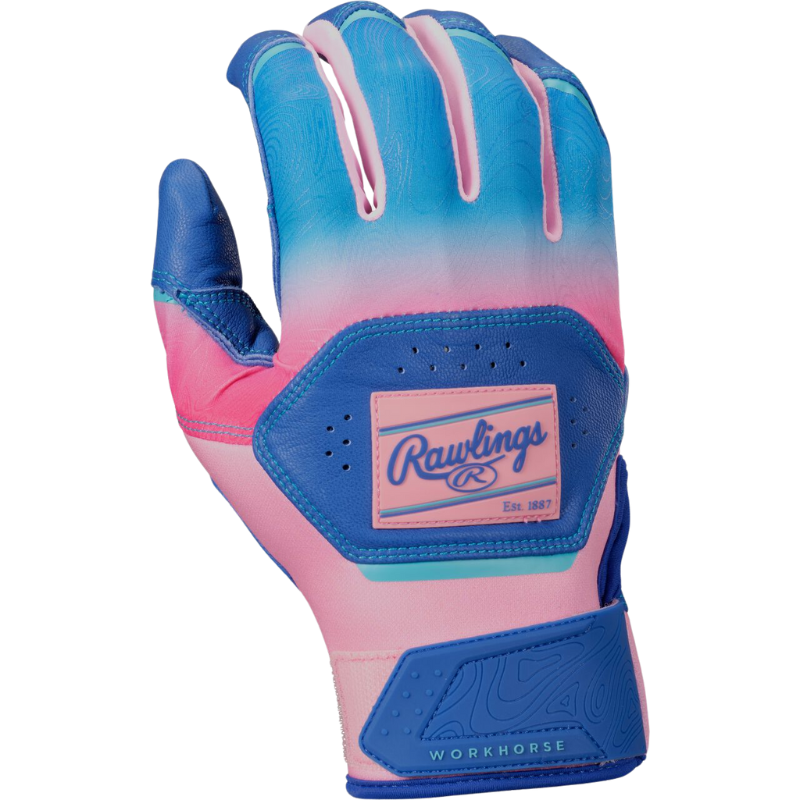 Rawlings WH25YBG Workhorse Funburst Batting Gloves
