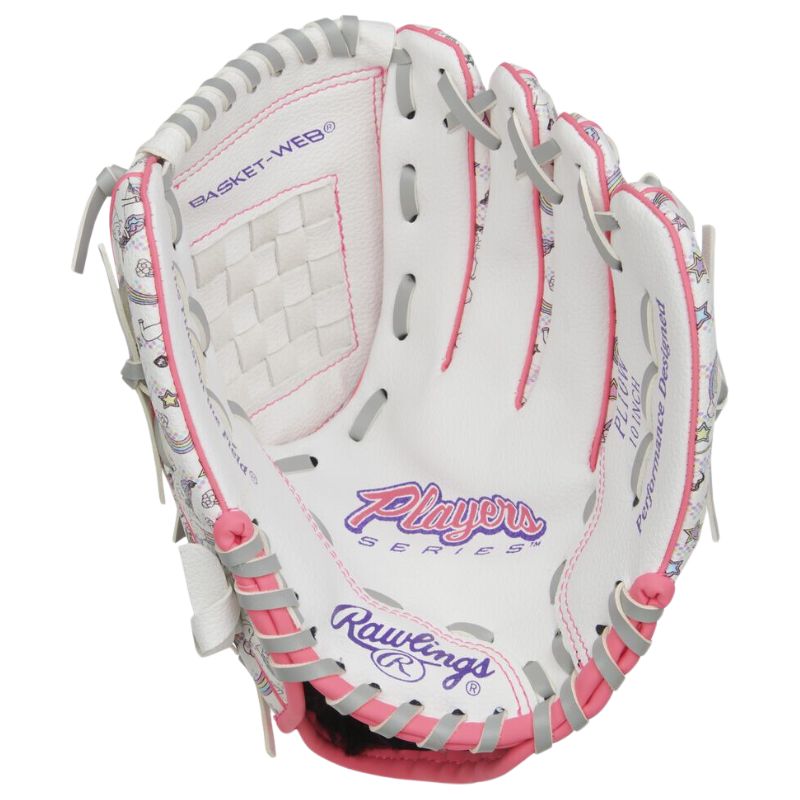 Rawlings RPL10W 10 Inch Synthetic Players Series Baseball Young Ballplayer | Left Hand Catch