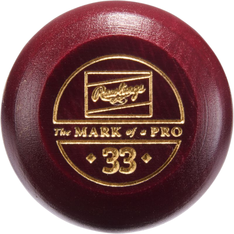 Rawlings RBSM6MGI13T BSE I13T Torpedo Maple Wood Ink Dot Baseball Bat | Wine Red 33 inch