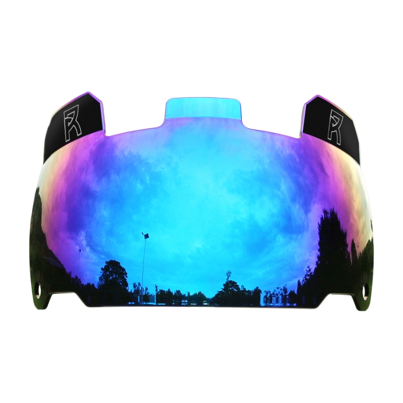 blue football helmet visor Mini T-Mac Sports NXTRND VZR3 Football Visor features tool Football Visors for Speed, Clarity