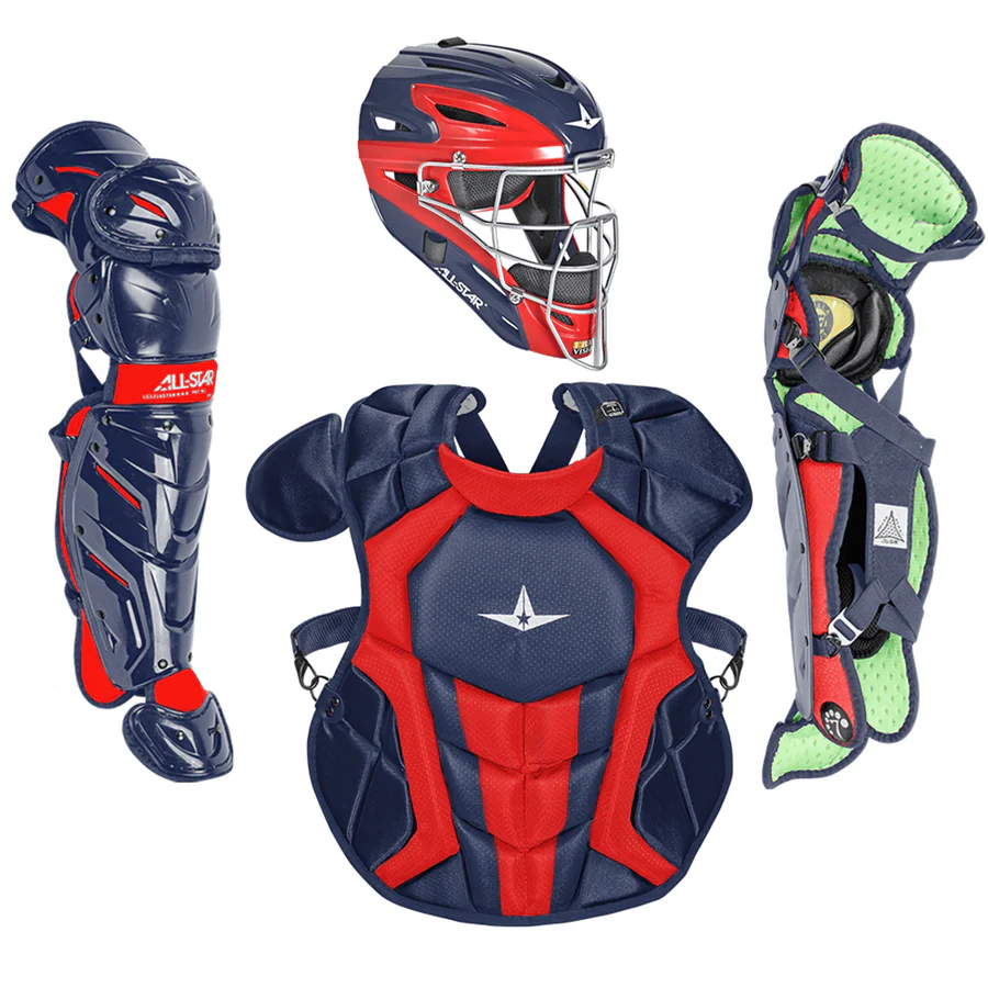 All Star CKCC1216S7X-TT Two Tone Catcher' Color Navy/Scarlet