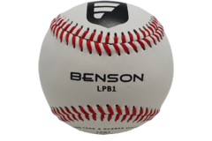 Benson LPB1 9 inch Official Size White Baseball | Practice Ball