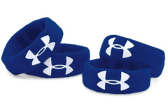 Under Armour 1-Inch Performance Wristband (4 pack)